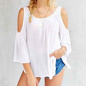 UO Kimchi Blue Cold Shoulder Top